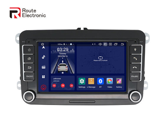VW Universal Octa Core Android Car Stereo 7 дюймов с физическими кнопками охлаждающего вентилятора