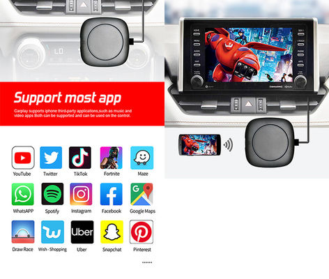 5В питание Mini USB беспроводной Carplay адаптер для Android Auto и Apple Carplay