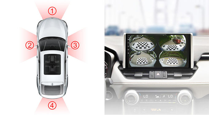 360 Panoramic Car Camera Sony 307 Camera Work With Anroid Car Stereo 1080P 360 Bird View ​